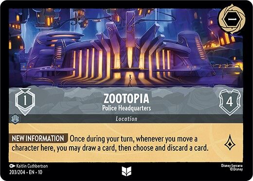 lorcana Zootopia - Police Headquarters