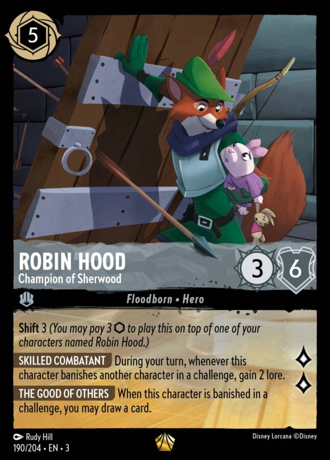 Lorcana - Fabled Robin Hood - Capable Fighter